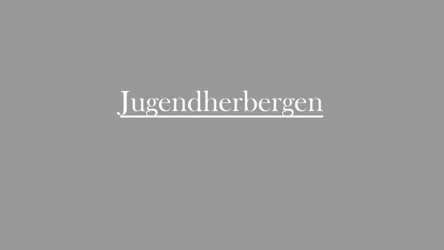 Jugendherbergen