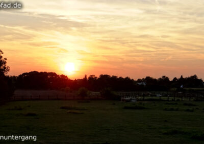 Sonnenuntergang Meerbusch