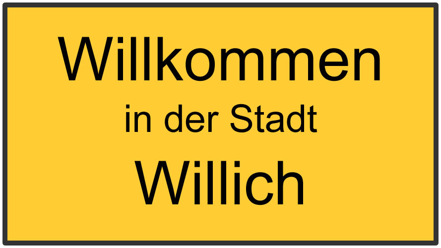 Willkommen in der Stadt Willich