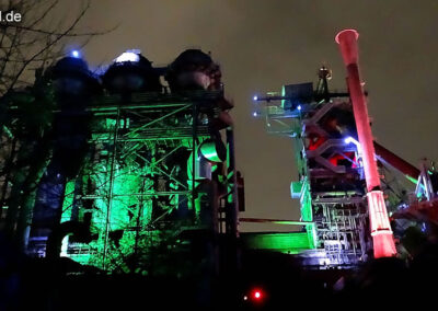 Landschaftspark Duisburg Nord Lichtinstallation