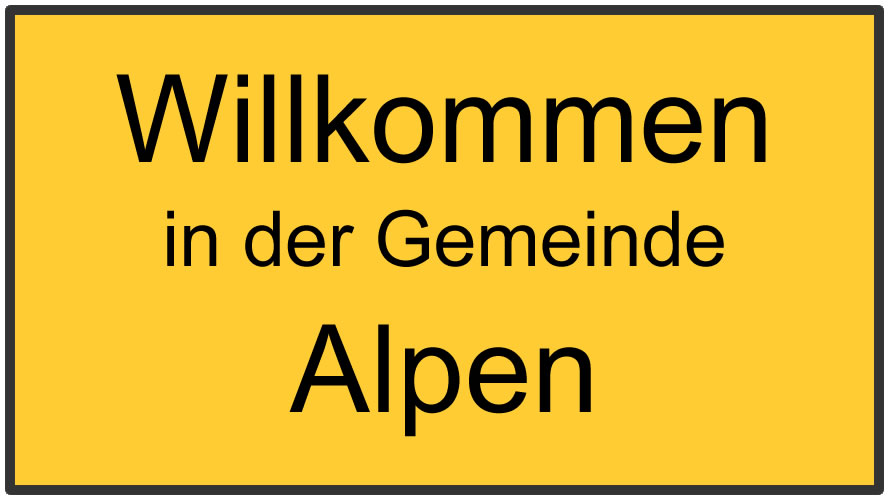 Willkommen in Alpen