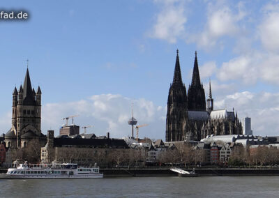 Köln Dom und Rhein