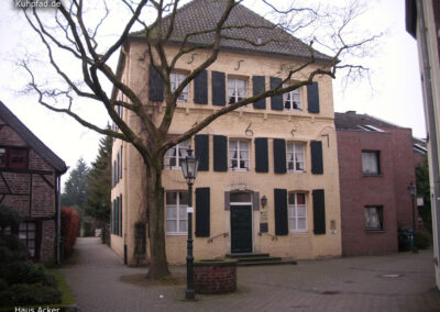 Altstadtrundgang Kempen Haus Acker 1