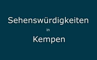 Sehenswürdigkeiten Kempen