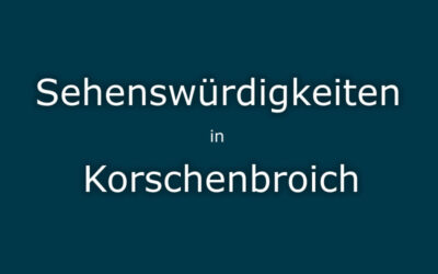 Sehenswürdigkeiten Korschenbroich