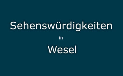 Sehenswürdigkeiten Wesel