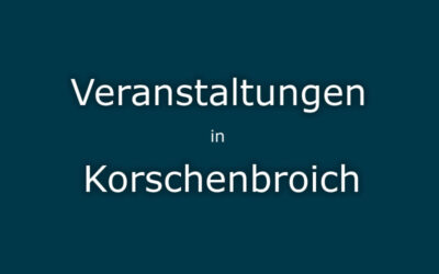 Veranstaltungen Korschenbroich